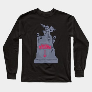 Beetlejuice Gravestone Long Sleeve T-Shirt